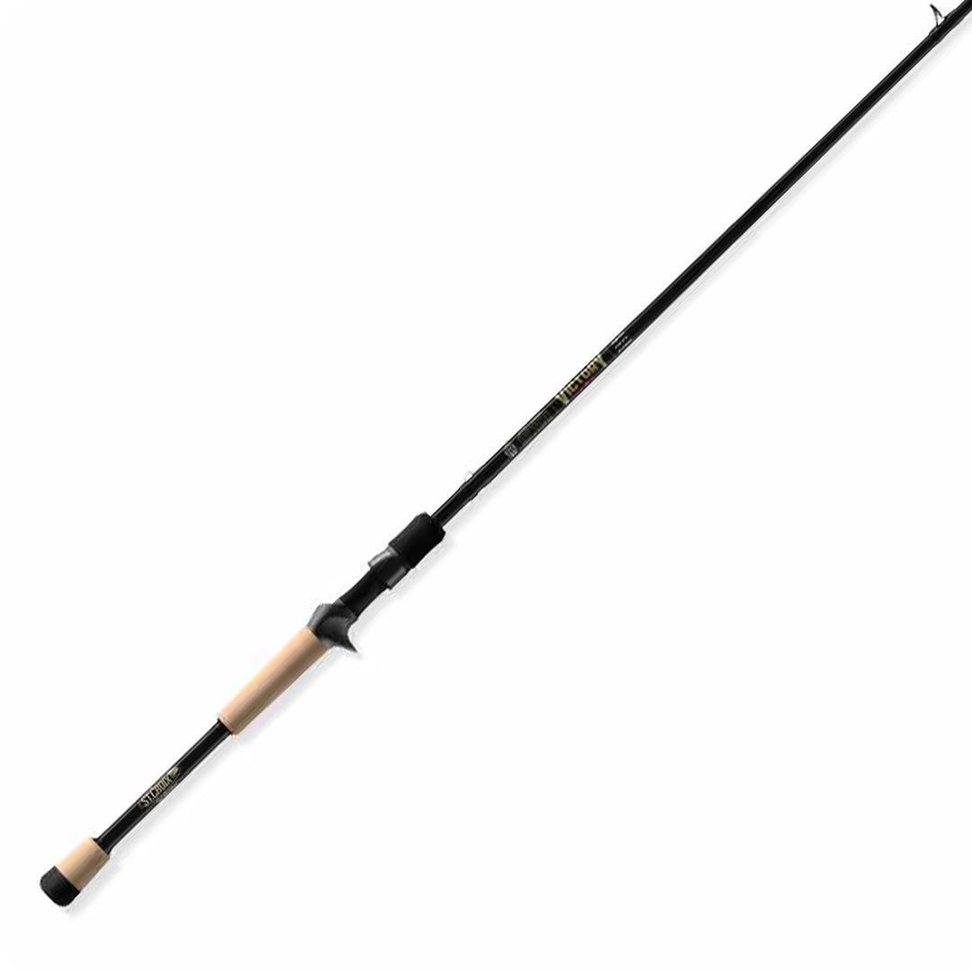 St. Croix Victory Umbrella Rig/Swimbait Casting Rod with split-grip cork handle and Fuji Concept O guides, built for heavy swimbaits and umbrella rigs.