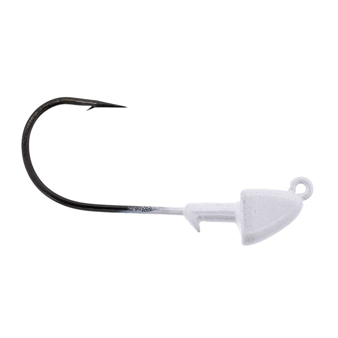 Gambler Swimbait Jig Head with streamlined design, bait keeper, and sharp hook for realistic swimbait bass fishing