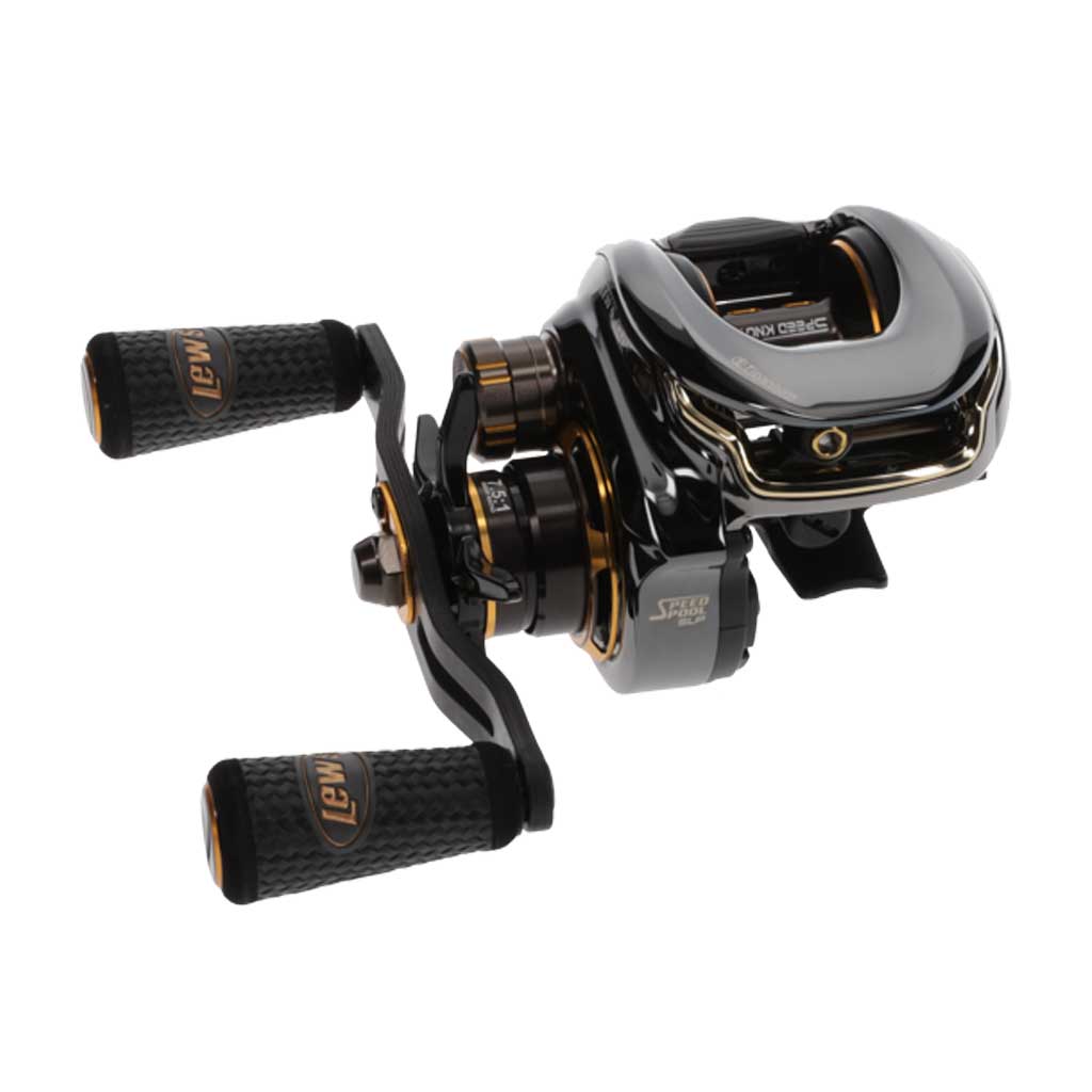 Lew's Elite-Ti Casting Reel – premium titanium baitcasting reel with carbon side plates