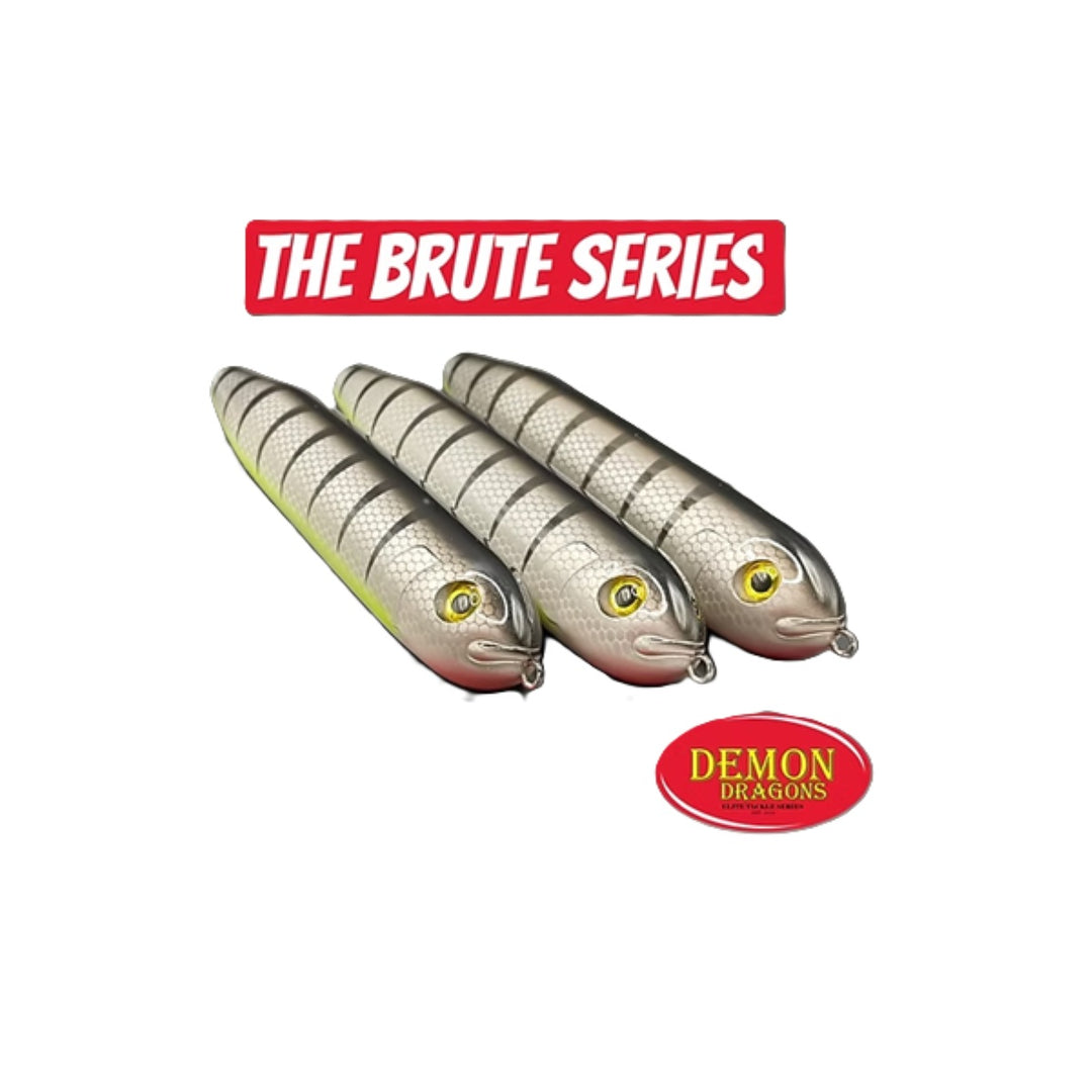 The Brute Series Demon Dragons rattle float close-up