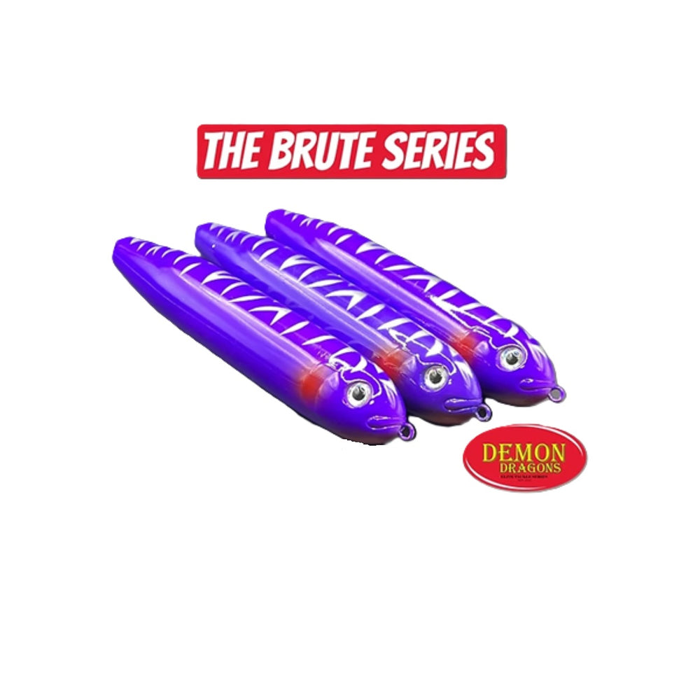 The Brute Series Demon Dragons rattle float close-up