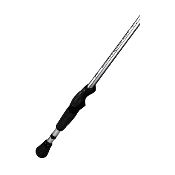 Close-up of Lew’s skeletal reel seat on Signature Series rod