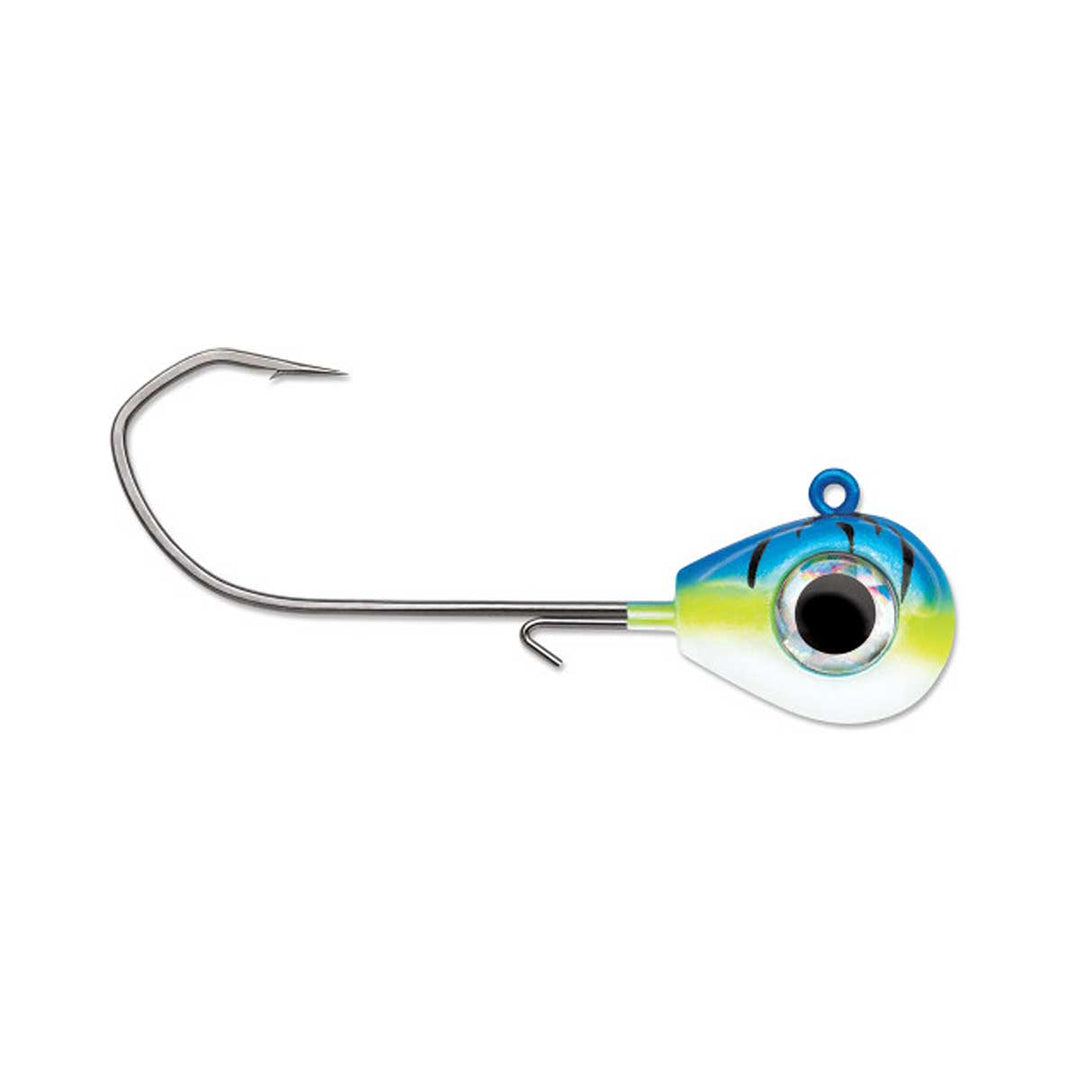 VMC Sleek Jig Weight-Forward Teardrop Jig Head with Hi-Carbon Steel Hook