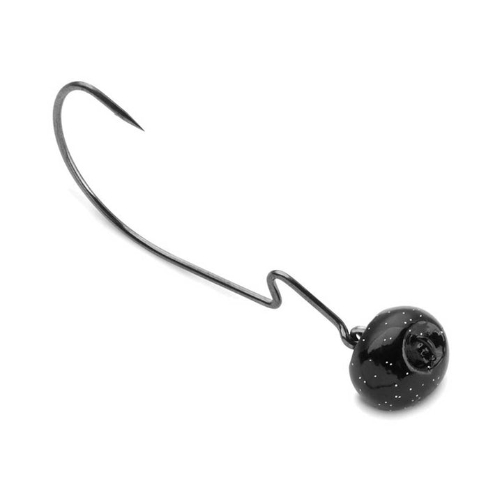VMC Swinging Rugby Jig Wide Gap – Articulated rugby-ball head jig with extra-long Z-bend wide-gap hook