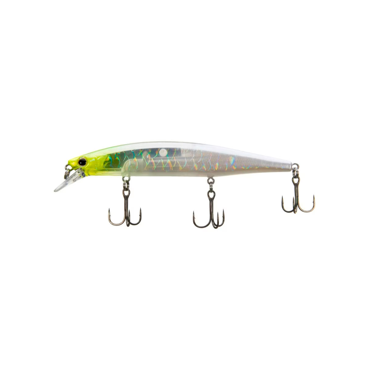 World Minnow Flashboost Jerkbait_Chartuese Head