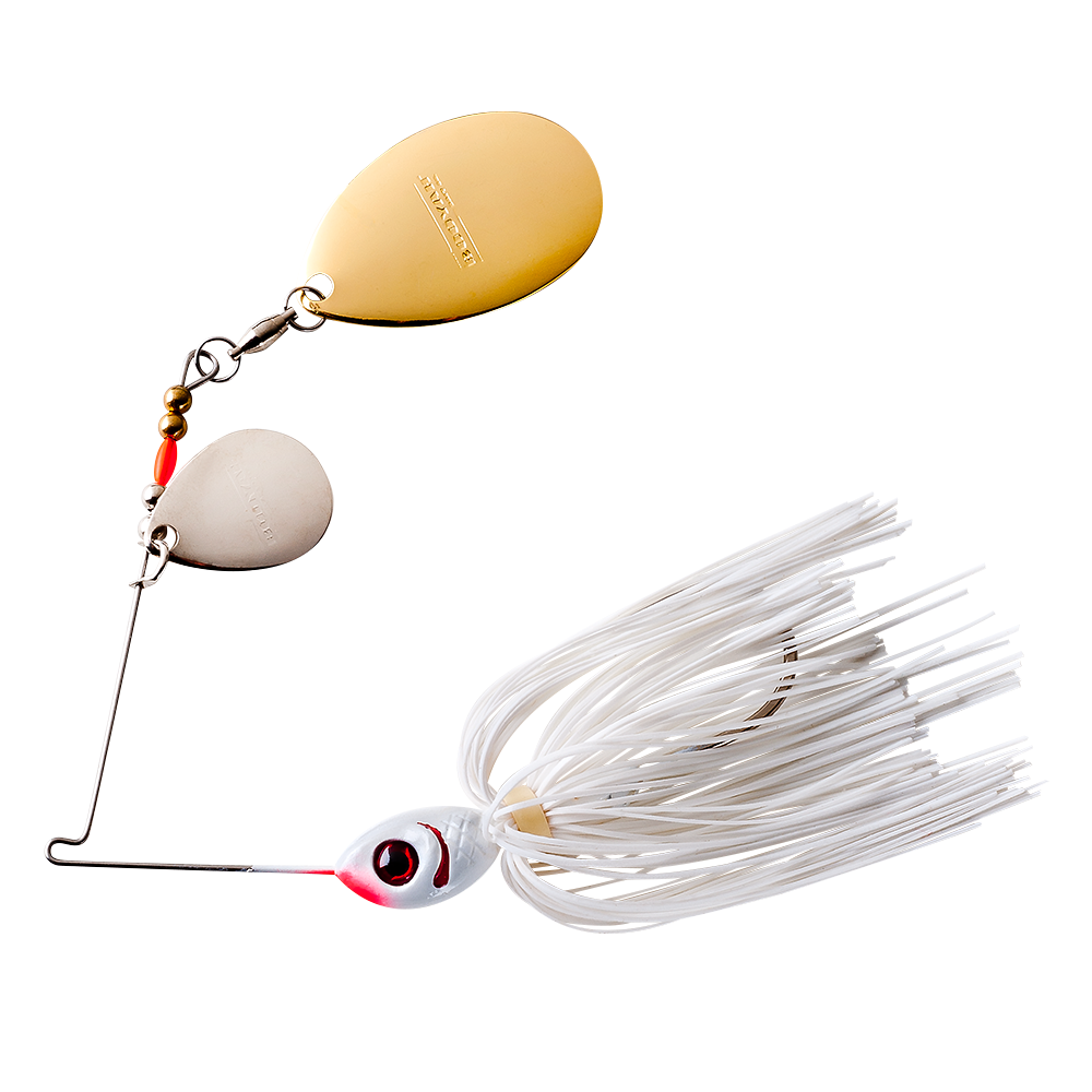 Booyah Colorado/Indiana Blade Spinnerbait – Bass Fishing Spinnerbait with Mixed Blades for Versatile Action
