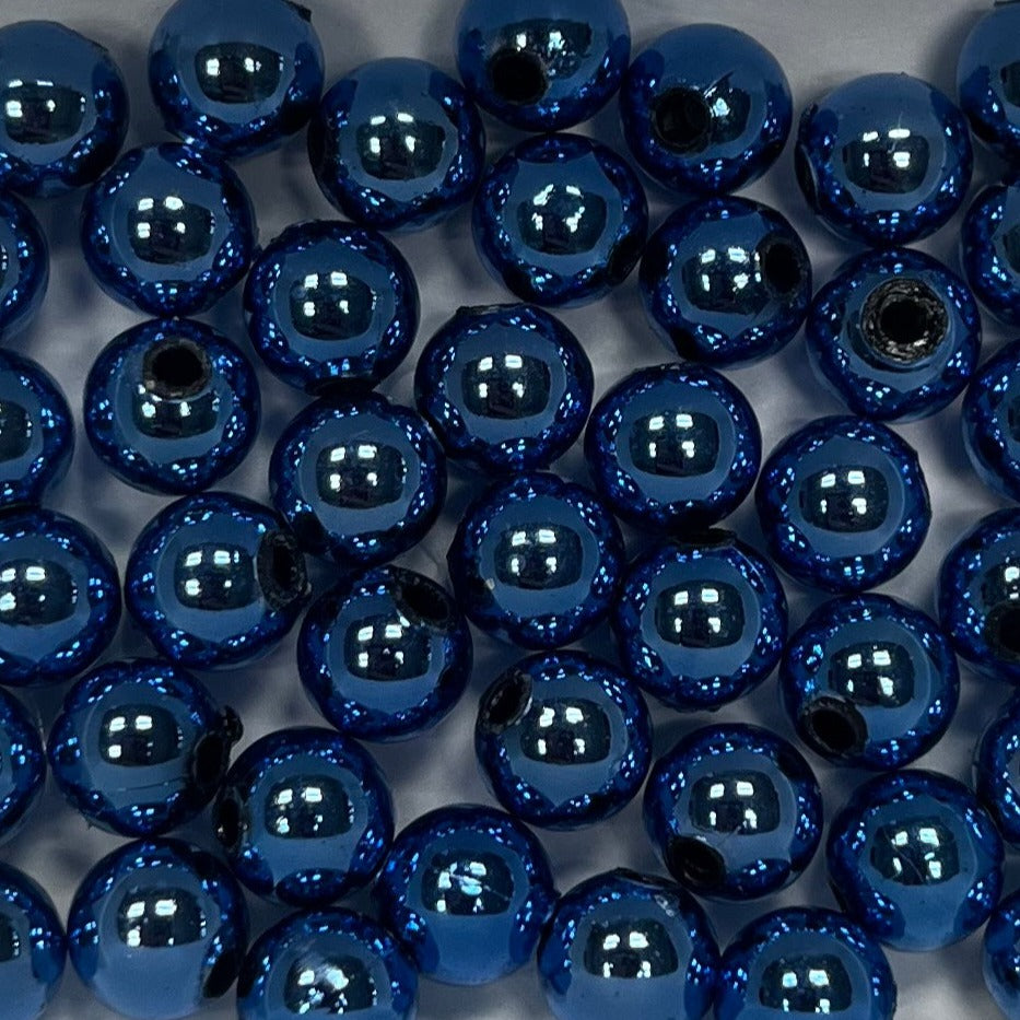 Beads_Metallic Blue