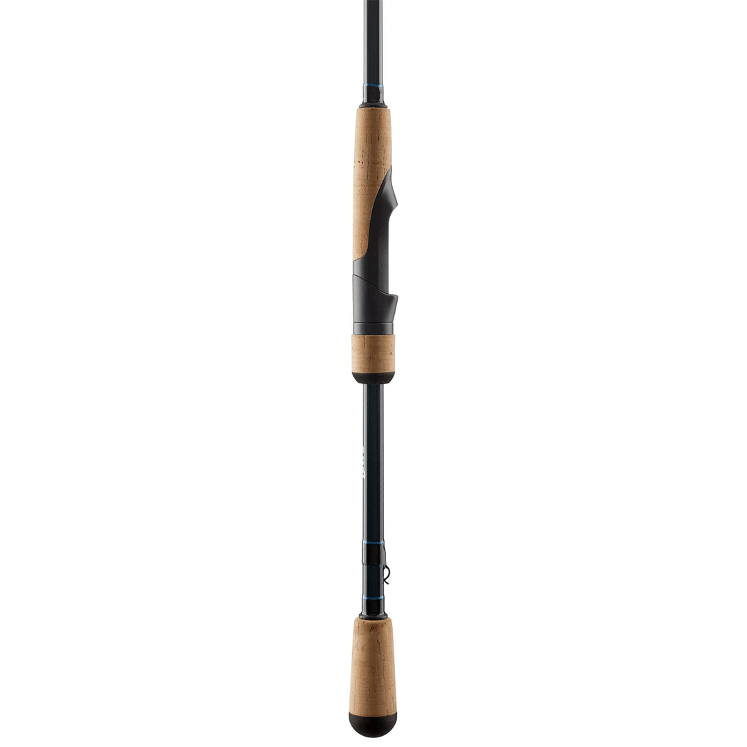 Close-up of Lew's LFS Spinning Rod with skeletal reel seat