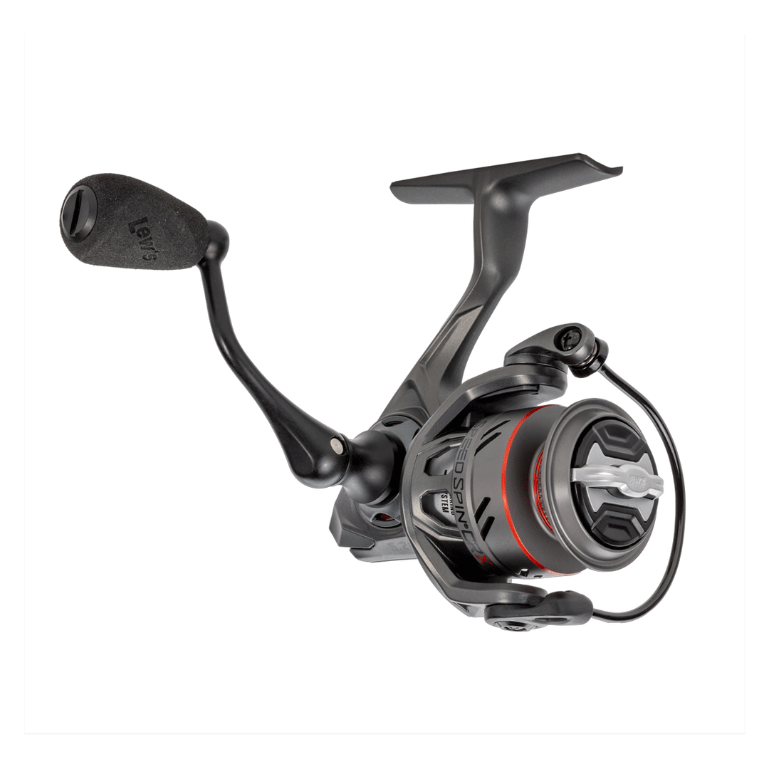 Lew's CRX spinning reel with aluminum handle and bail
