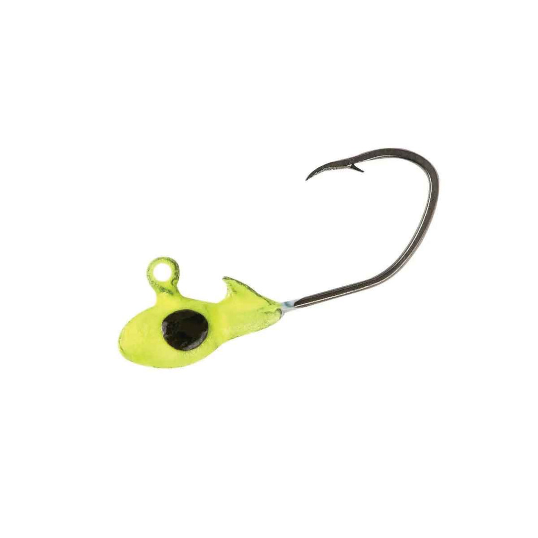 Bobby Garland Overbite Sickle Jighead with wide-gap hook and painted head for crappie