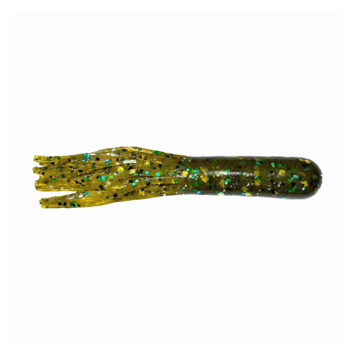 Salt Tube_Green Pumpkin/Black/Green/Gold Flake*