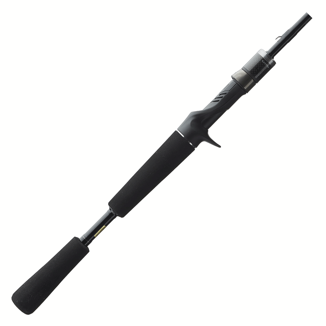 Close-up of Daiwa Tatula XT split grip handle