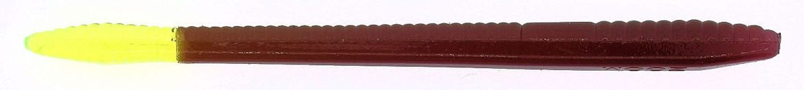 Finesse Worm_Motor Oil Chartreuse