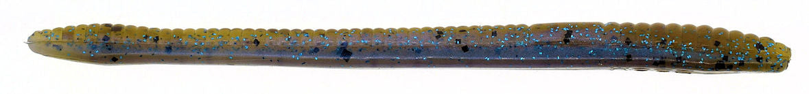 Finesse Worm_Green Pumpkin Blue Flash