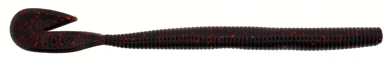UV Speed Worm_Black Red Glitter