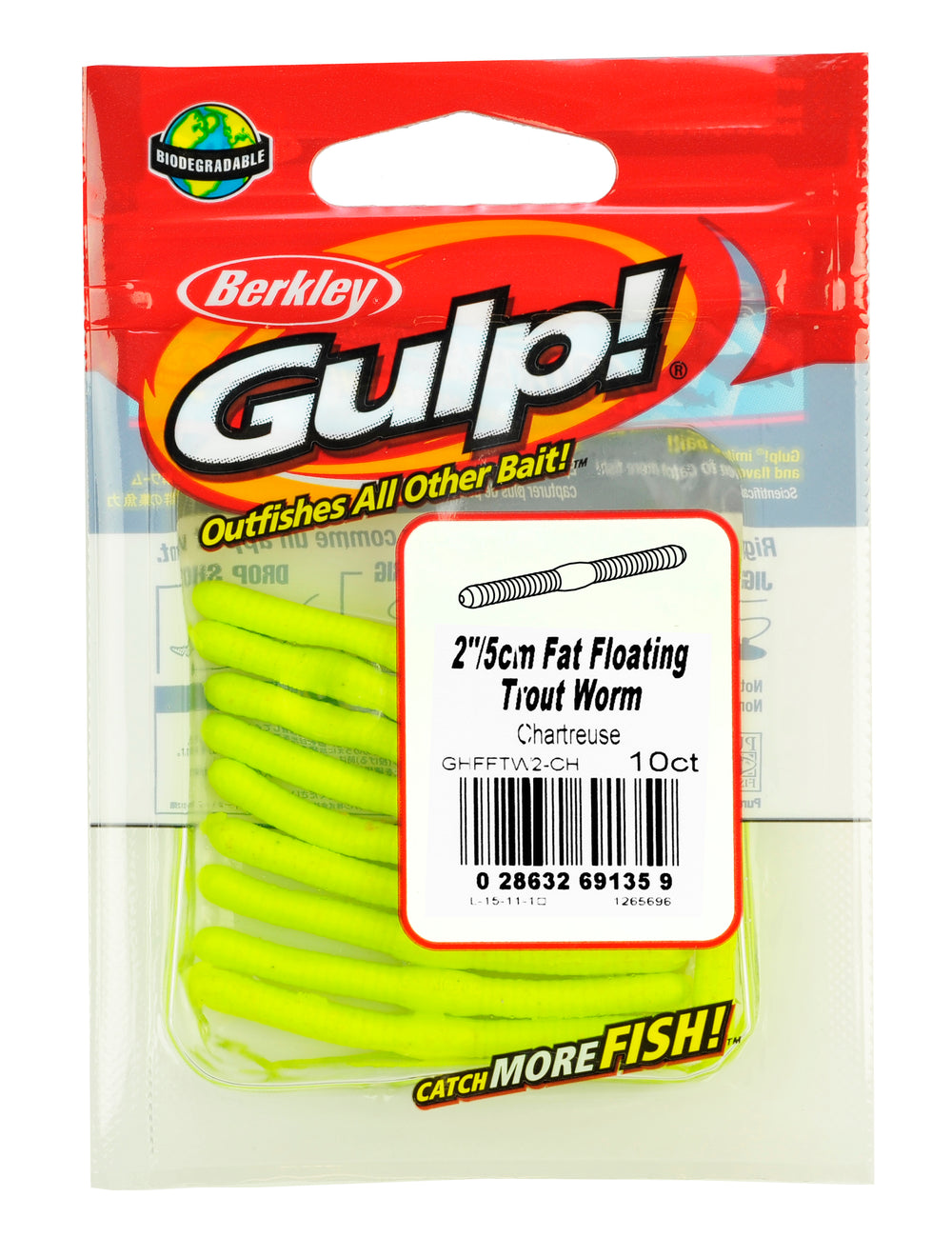 Berkley Gulp! Fat Floating Trout Worm