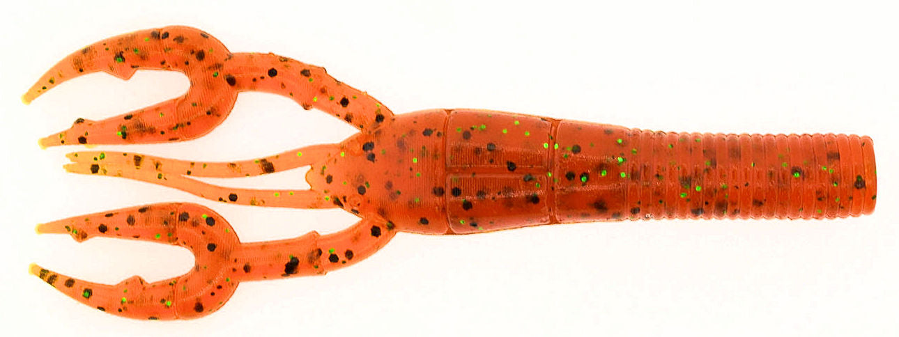 Fat Baby Craw_Pumpkin(Orange) Black & Green Flake*