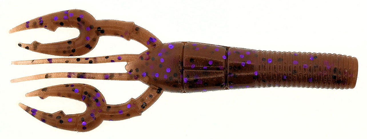 Fat Baby Craw_Cinnamon Black & Purple Flake