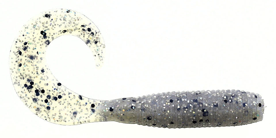 Single Tail Grub_Blue Pearl Black & Hologram Flake