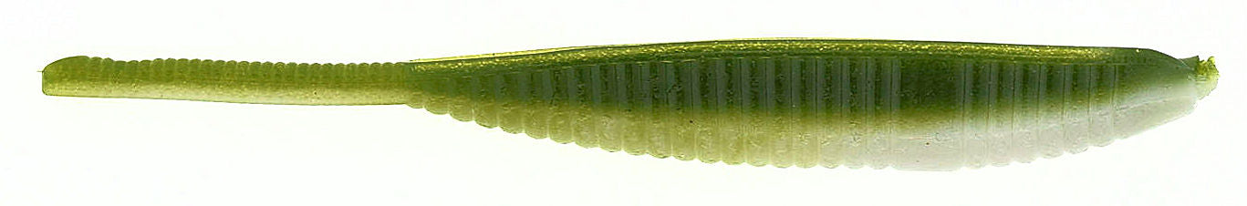 Shad Shape Worm_Watermelon White