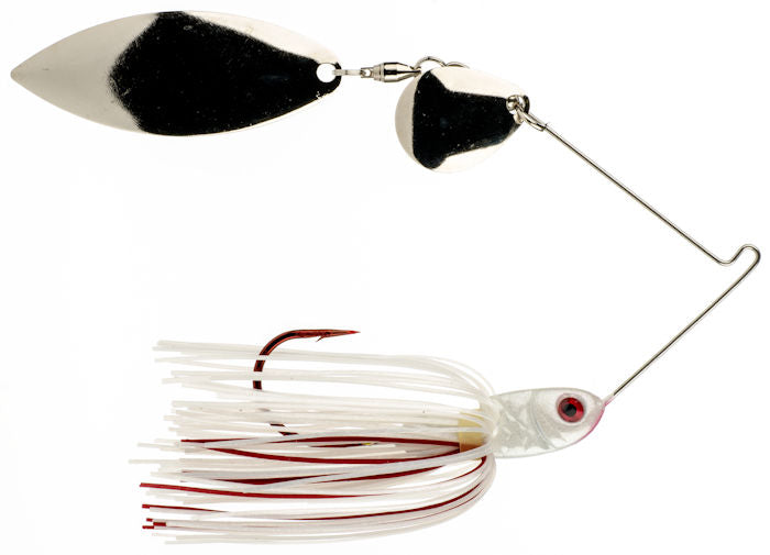 Bleeding Bait Spinnerbait_Bleeding White - Silver/Silver