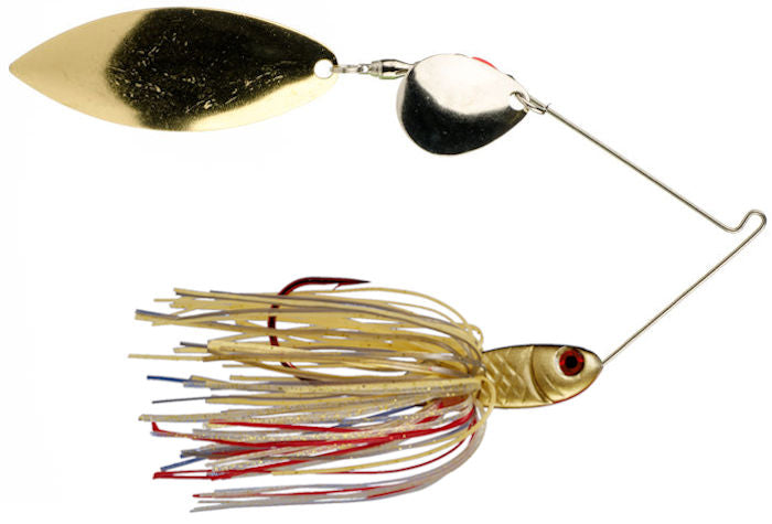 Bleeding Bait Spinnerbait_Bleeding Gold Shiner - Silver/Gold