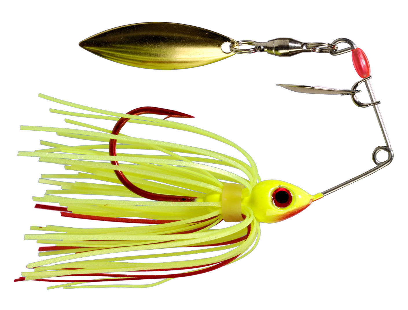 Bleeding Bait Mini-King Spinnerbait_Bleeding Chartreuse