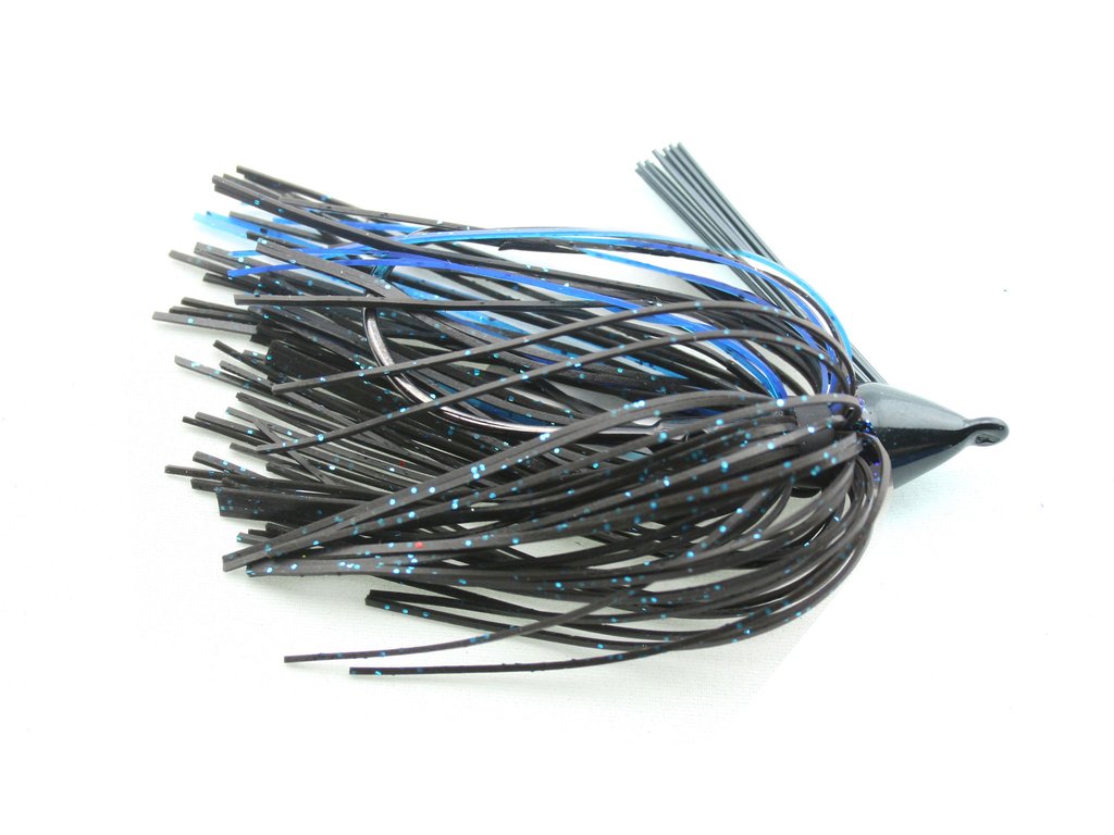 Flippin Mango Jig_Black and Blue*