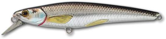 Jerkbait Rainbow Smelt_Silver/Black