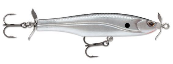 Arashi Spinbait_Black Silver Shad*