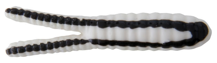 Johnson Fishing Beetle Spin Nickel Blade_White Black Stripe