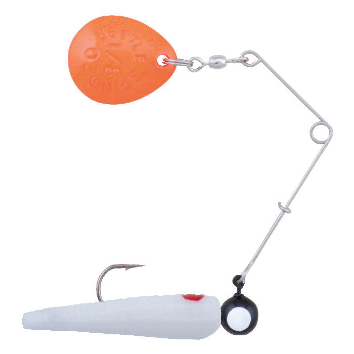 Johnson Fishing Beetle Spin Painted Blade_White Red Dot*