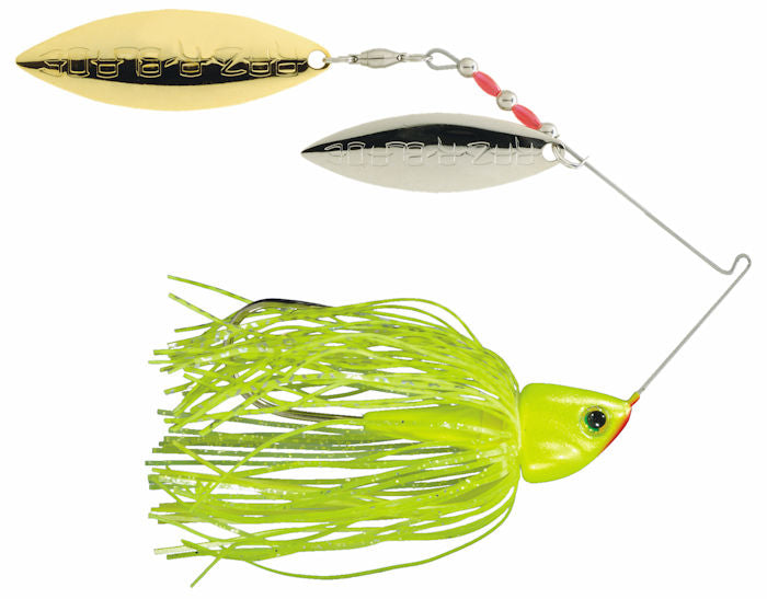 Burner Spinnerbait_Super Chartreuse - Silver/Gold