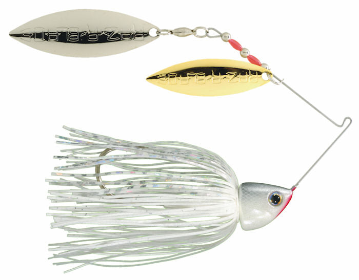 Burner Spinnerbait_Super White - Gold/Silver