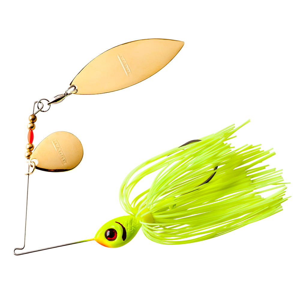Colorado/Willow Blade Spinnerbait_Chartreuse