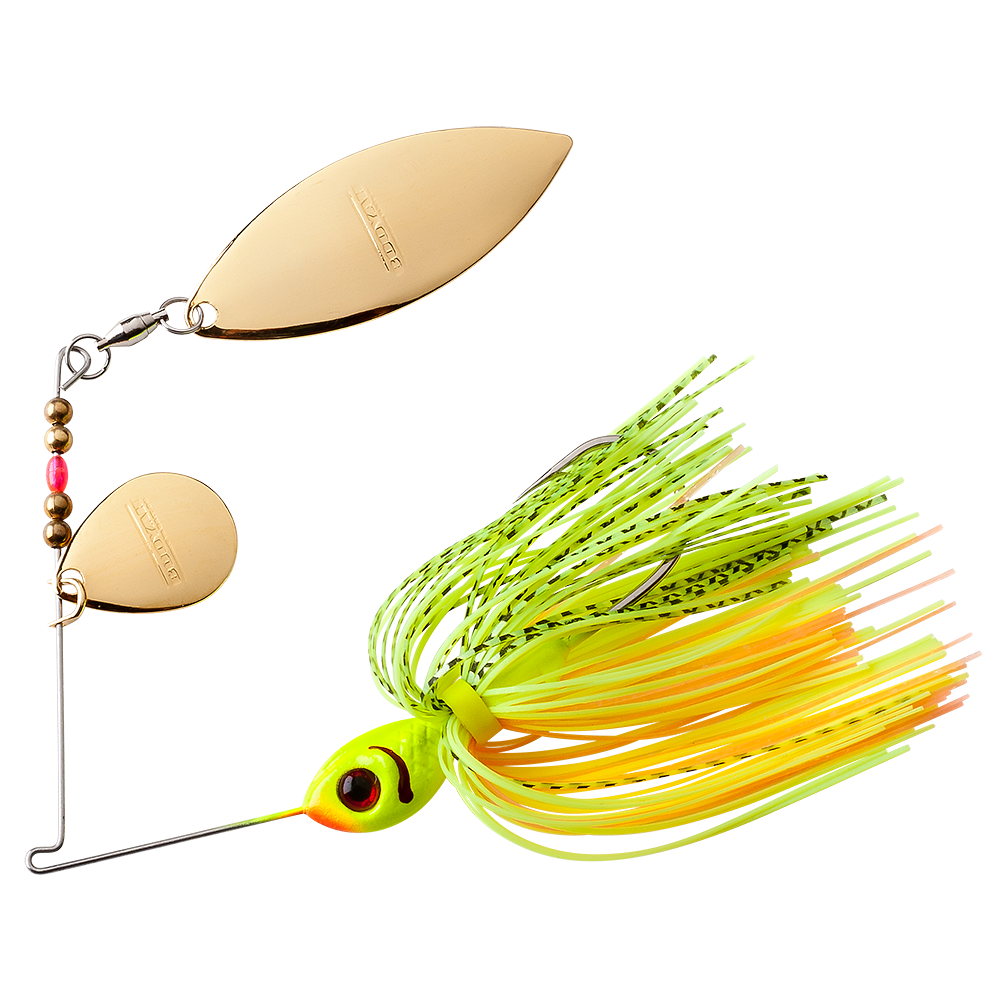 Colorado/Willow Blade Spinnerbait_Chartreuse Perch