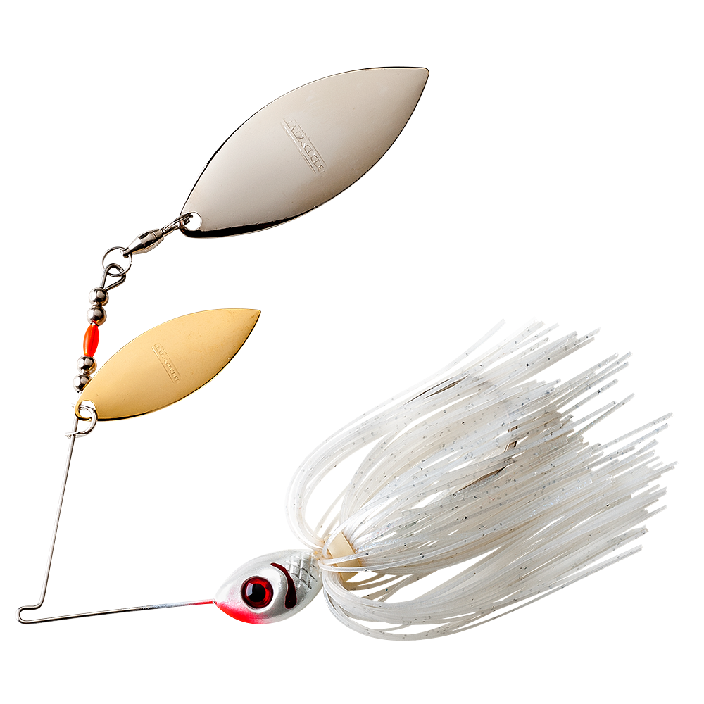 Double Willow Blade Spinnerbait_Satin Silver Glimmer