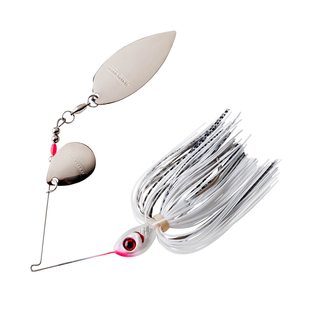 Colorado/Willow Counter Strike Spinnerbait_Silver Scale White