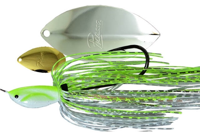 Thunder Willow Spinnerbait_Chartreuse White Chrome - Gold/Nickel