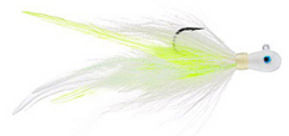 Cumberland Pro Lures Prayer Jig_White Thread/White Chartreuse/Chartreuse Shimmer
