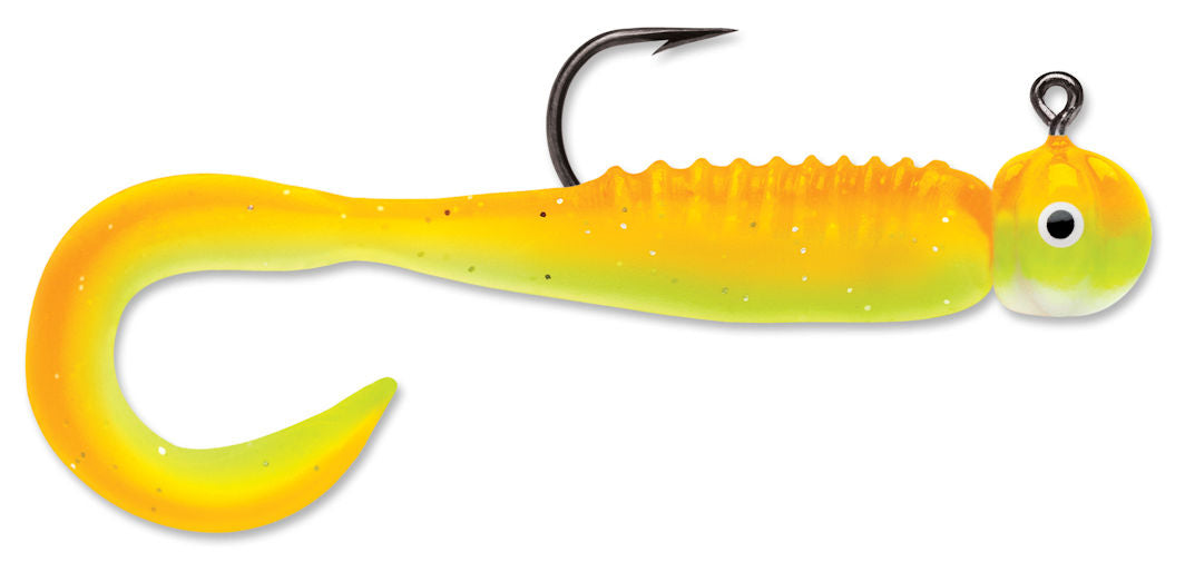 Curl Tail Jig_Orange Chartreuse Glow