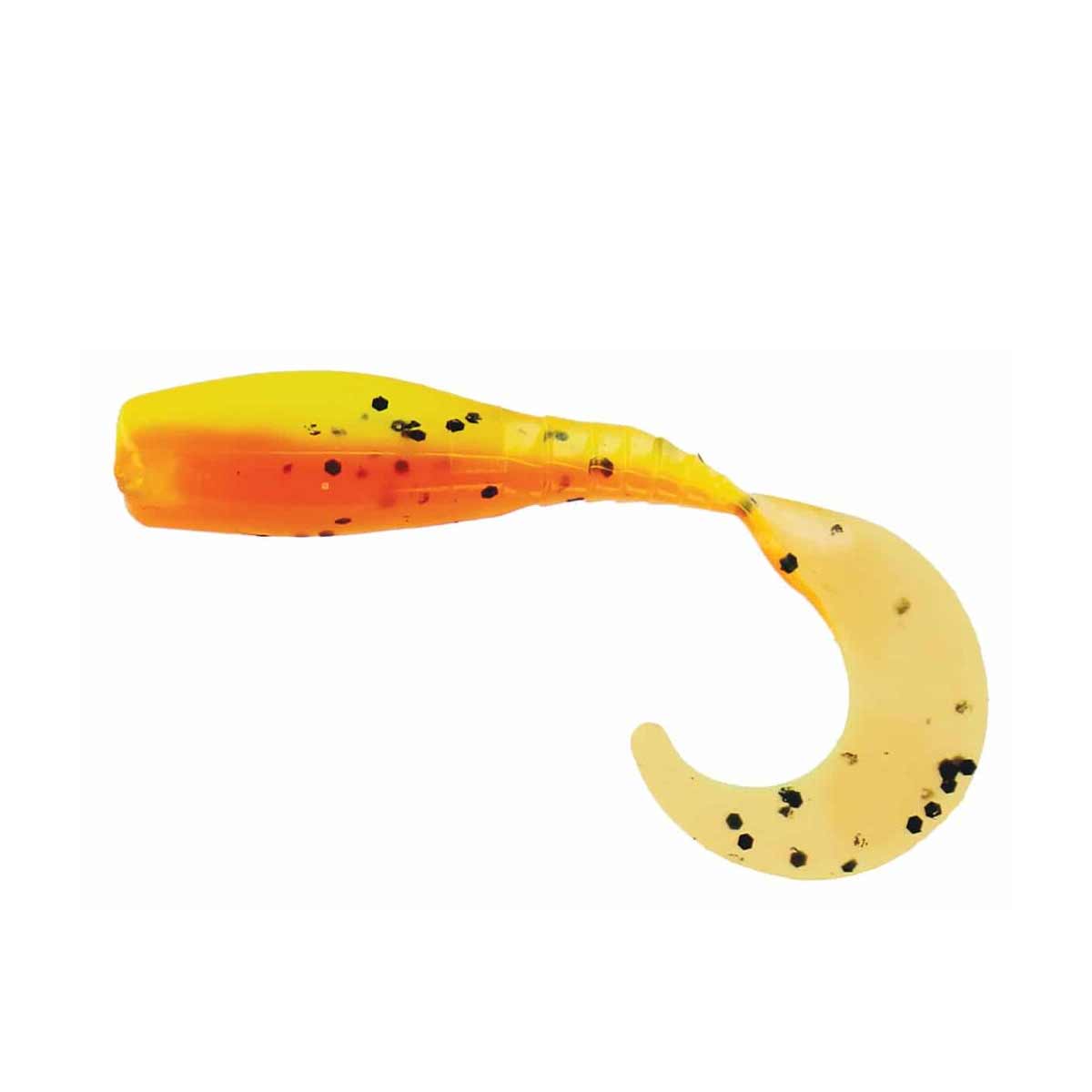 Curly Tail Crappie Minnow_Candy Corn