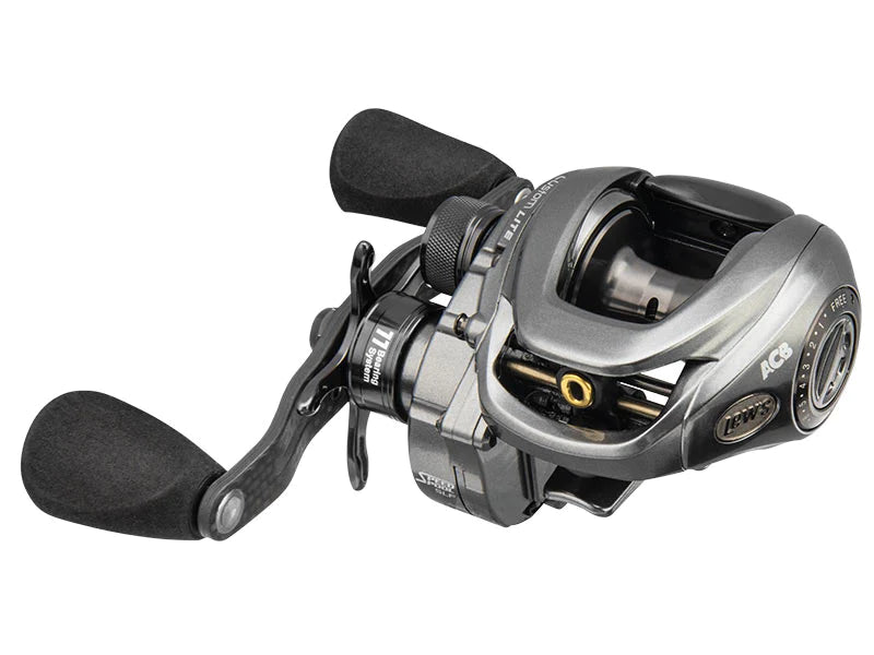 Lew's Custom Lite SLP Casting Reel in matte finish – ultralight baitcasting reel for bass fishing