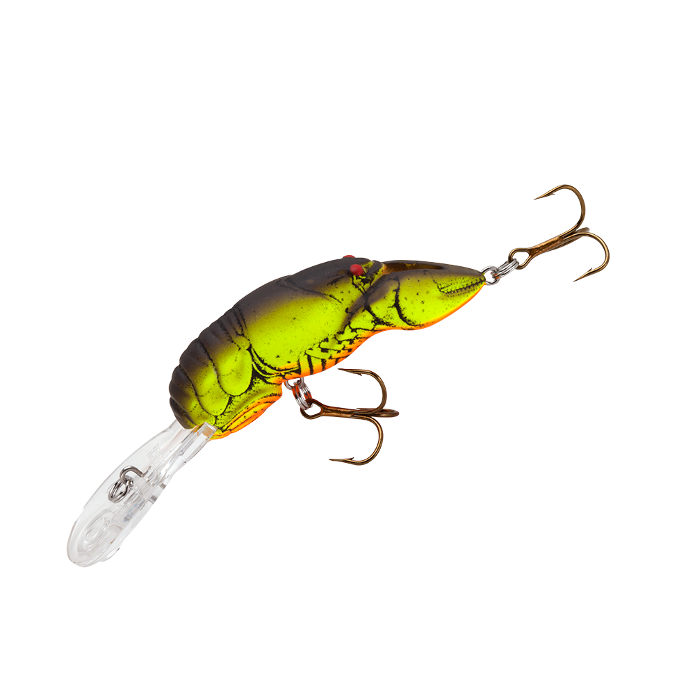 Wee Craw Crankbait_Chartreuse/Brown