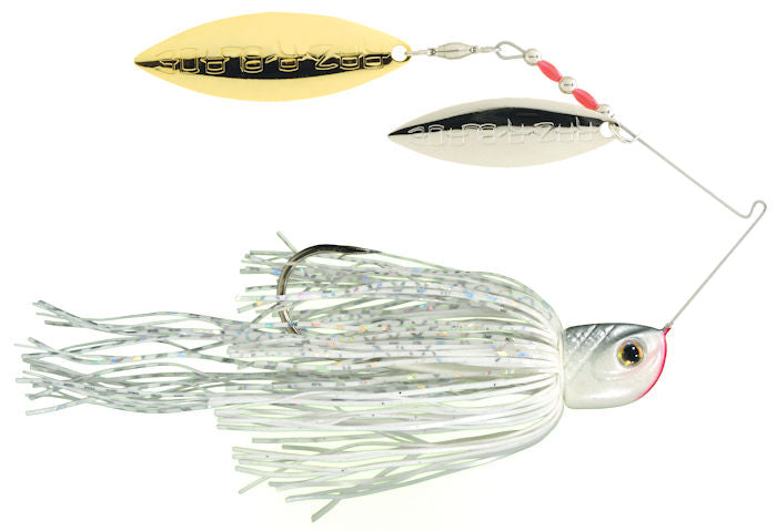 Bottom Dweller Spinnerbait_Super White - Gold/Silver