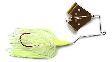 Cavitron Buzzbait_Chartreuse White/Gold Blade