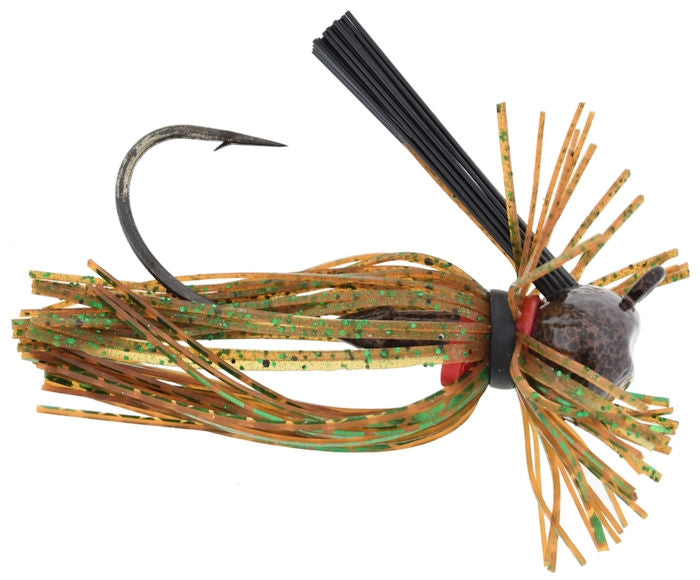 Finesse Football Jig_Green Pumpkin Flash