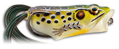 Hollow Body Popper Frog_Emerald/Brown
