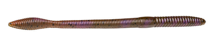 KVD Finesse Worm_Green Pumpkin Purple Swirl