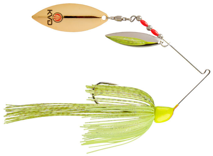 Finesse KVD Spinnerbait_Super Chartreuse - Silver/Gold